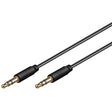 EAN 4040849691072 - Goobay 69107 cable de audio 2 m 3,5mm Negro imagen 1