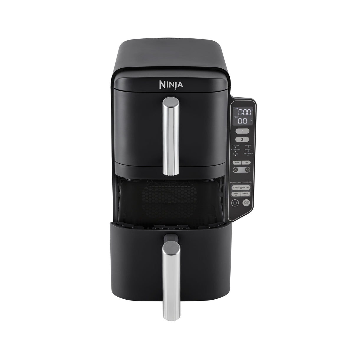 Freidora  Ninja Sl300eu Doble 7,6 L Independiente 2470 W Freidora Baja En Grasa Negro