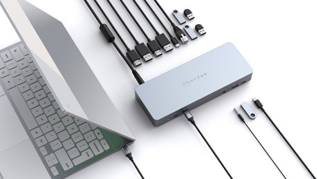 EAN 0817110016049 - HYPER HD-GD1000-EU base para portátil y replicador de puertos Acoplamiento USB 3.2 Gen 1 (3.1 Gen 1) Type imagen 3