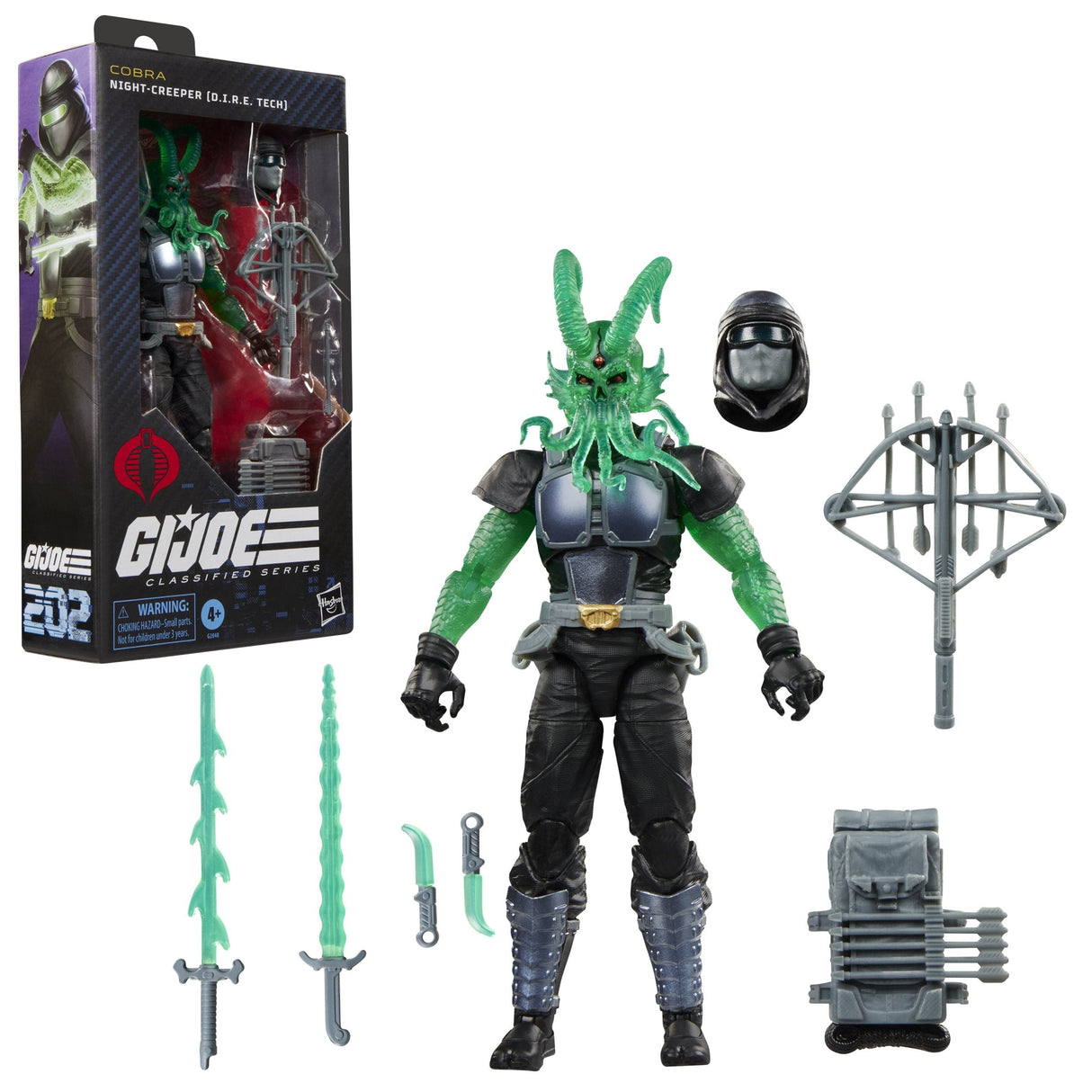 Figura Night Creeper D.I.R.E Tech Classified Series Cobra G.I. Joe 15cm
