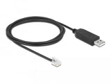 Delock Adaptadorkabel Usb Typ-A A Seriell Rs-232 Rj12 2 M