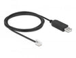 EAN 4043619667352 - DeLOCK 66735 cambiador de género para cable RJ-12 USB 2.0 Type-A Negro imagen 1