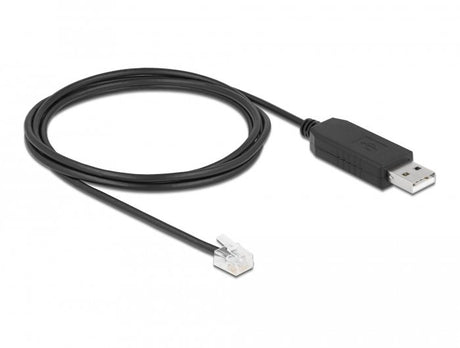 EAN 4043619667352 - DeLOCK 66735 cambiador de género para cable RJ-12 USB 2.0 Type-A Negro imagen 1