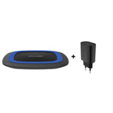 Realpower Freecharger-10 Negro/Azul, Estación De Carga Inalámbrica Qi