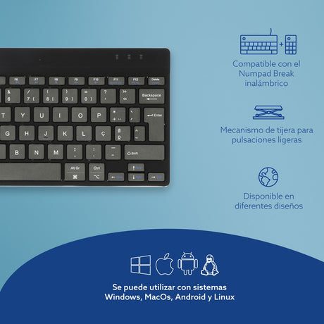 EAN 8719274492351 - R-Go Tools RGOCOPTWLBL teclado Universal Portugués imagen 12