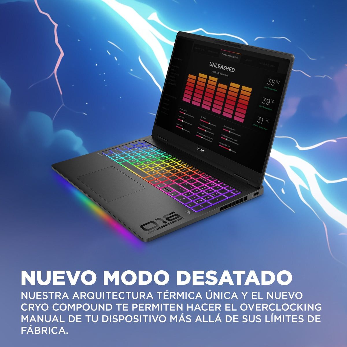 Portátil Gaming Omen Max 16-Ak0006ns, Copilot+Pc, Ryzen Ai 9-Hx 375, 32gb, 1tb Ssd, Nvidia Geforce Rtx 5070ti 12gb, 16", W11 - Negro