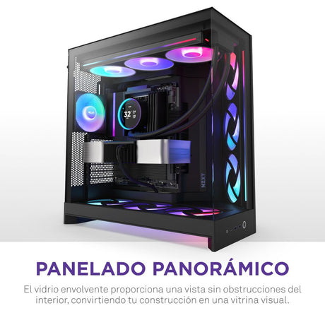 EAN 5056547207667 - NZXT H9 Flow RGB Midi Tower Negro imagen 2