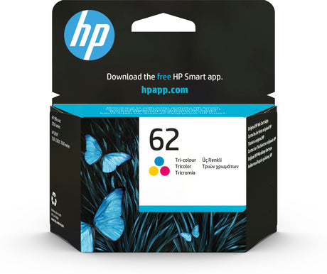 EAN 0888182461969 - HP 62 Tri-color Original Ink Cartridge cartucho de tinta 1 pieza(s) Rendimiento estándar Cian, Magenta, A imagen 1