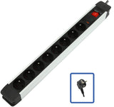 EAN 5420016804600 - LOGON PROFESSIONAL LPS025 base múltiple 1,5 m 8 salidas AC Interior Negro, Blanco imagen 1