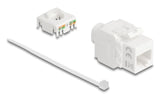 Keystone Modul Rj45 Buchse Zu Lsa Cat.6a Utp 180° Werkzeugfrei