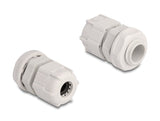 Delock 60653 Prensacables M12 10 Piezas Gris
