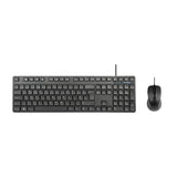 Targus Juego De Teclado Y Ratón Combo Full Size Antimicrobiano Usb Qwerty Reino Unido Negro