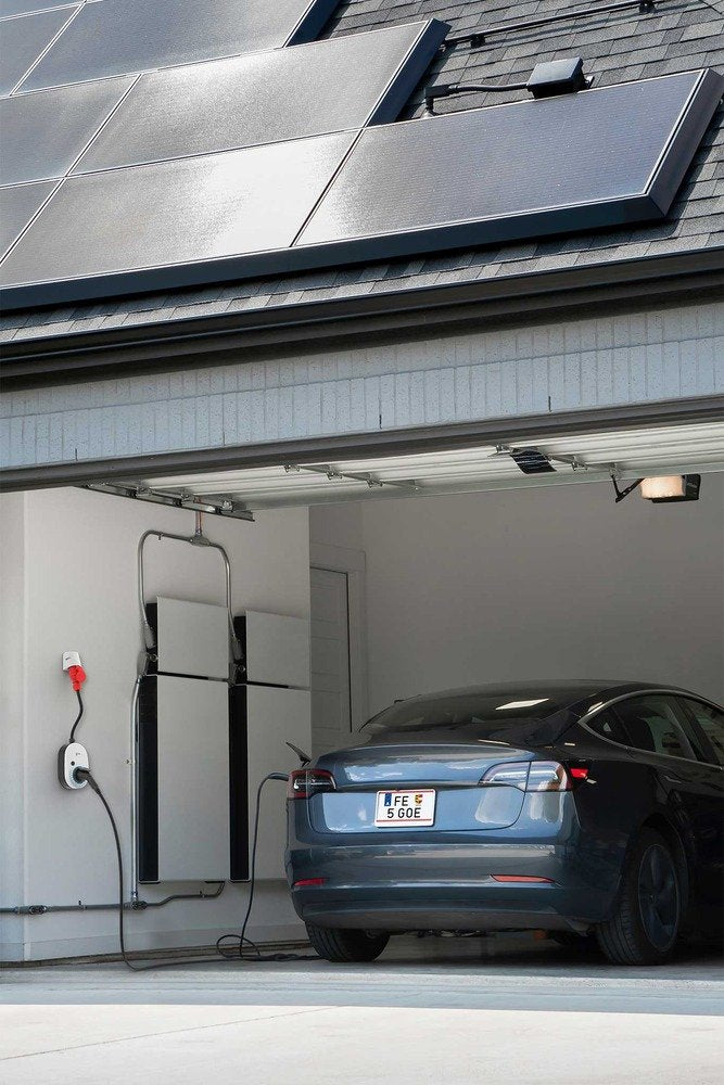 Cargador Go-E Gemini Flex 2.0, 22 Kw 32 A Trifásico, Wallbox Blanco/Negro, Estación De Carga Móvil, 4g/Lte Ch-05-22-01