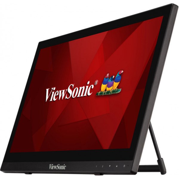 Monitor Viewsonic 15.6  Td1630-3 Tactil Negro 1xhdmi/1xvga/1xusb/1366x768/12ms/Vesa 75x75/Mmedia Td1630-3