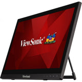 Monitor Viewsonic 15.6  Td1630-3 Tactil Negro 1xhdmi/1xvga/1xusb/1366x768/12ms/Vesa 75x75/Mmedia Td1630-3
