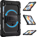 Deqster 360° Tablethülle Rugged Case F. Ipad 10.9" (10.Gen.) A16 Extrem Robuste Schutzhülle Nach Us-Militärstandard (Milstd 810h)