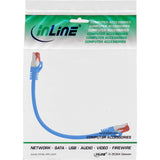 Cable De Red Inline S/Ftp Pimf Cat.6 250mhz Pvc Cca Azul 0.25m