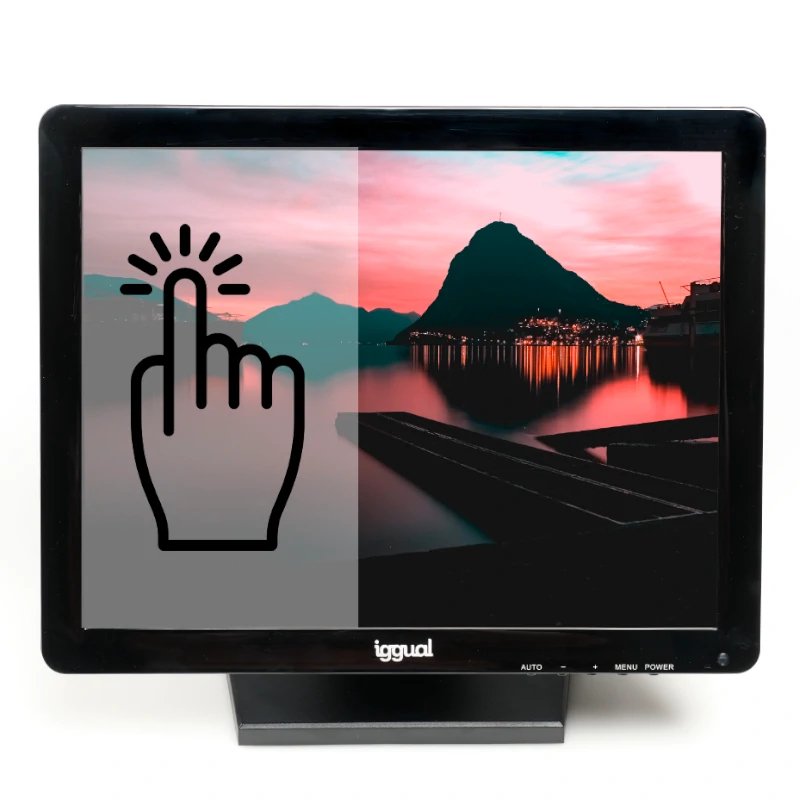 Iggual Mtl15b Monitor Lcd Táctil 15" Xga Usb