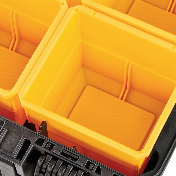 Dewalt Organizador De Medio Formato Toughsystem 2.0, Profundo, Caja De Herramientas Dwst83392-1