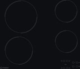 EAN 8050147042816 - Indesit AAR 160 C Negro Integrado 58 cm Cerámico 4 zona(s) imagen 1