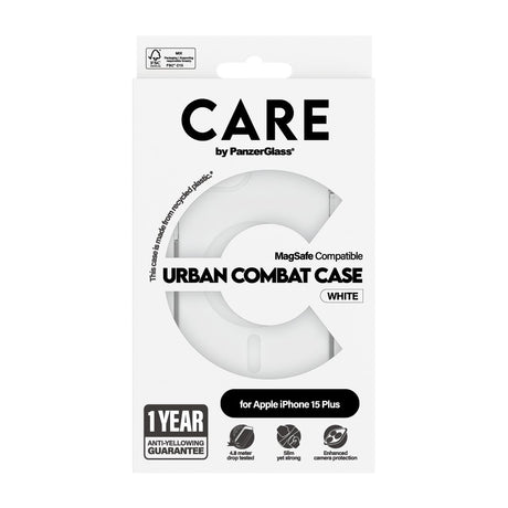 EAN 5715685005541 - PanzerGlass CARE™ by ® Urban Combat Case Transparent w. White MagSafe iPhone 15 Plus funda para teléfono  imagen 3