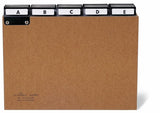 Leitregister A - Z De Pressspan A5 Transversal Marrón