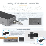 Startech Mini Docking Station Usb-C - Replicador De Puertos Para 4 Monitores Displayport Y Hdmi 4k 60hz - Con Pd De 100w