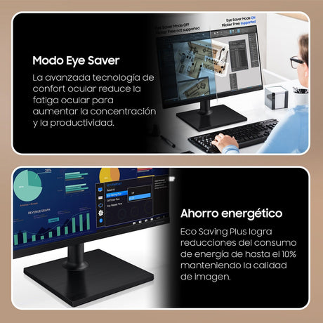 EAN 8806095803043 - Samsung S27D304GAU pantalla para PC 68,6 cm (27") 1920 x 1080 Pixeles Full HD LED Negro imagen 3