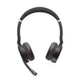 Jabra Evolve 75 Ms Stereo Auricular En Oreja Bluetooth Inalmbricocancelacin De Sonido Activo Usb Con Base De Carga