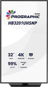 EAN 4948570125395 - iiyama ProGraphic HB3201UHSNP-B1 pantalla para PC 80 cm (31.5") 3840 x 2160 Pixeles 4K Ultra HD Negro imagen 2