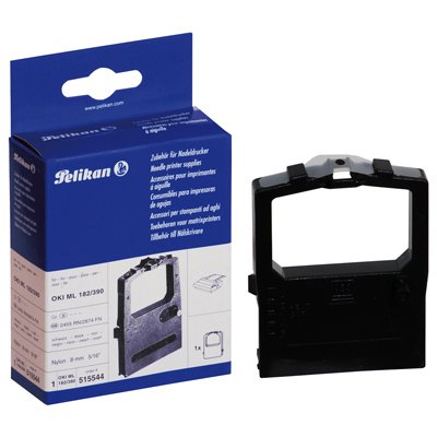 Pelikan Ribbon For Oki Ml 182/390 Nylon Black Cinta Para Impresora