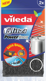 Estropajo De Acero Inoxidable Glitzi Inox Power 141656 Vileda