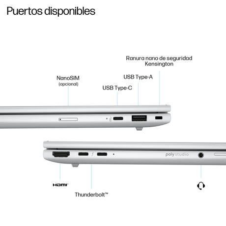 EAN 0199485522487 - HP EliteBook 8 G1i AI PC Wolf Pro Security Edition Intel Core Ultra 7 255H Portátil 40,6 cm (16") WUXGA 6 imagen 3