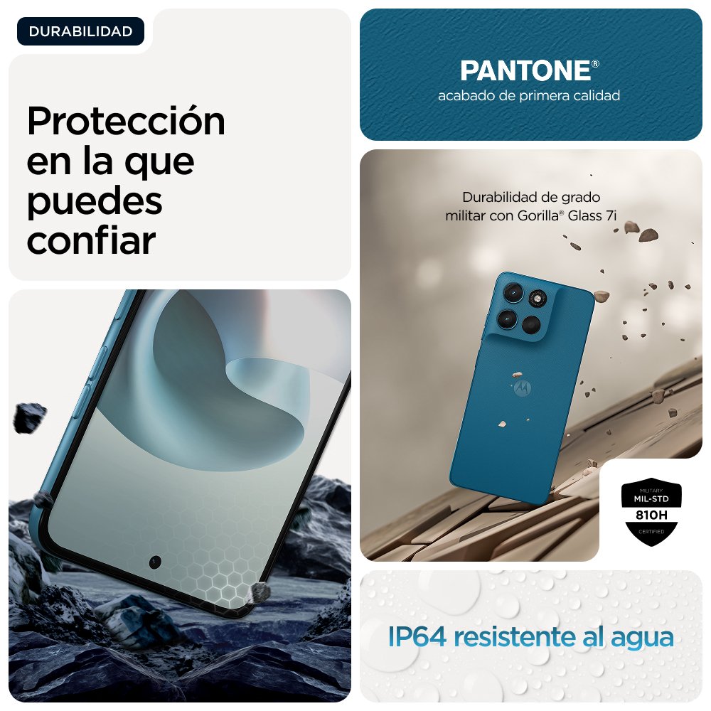 Motorola Moto G57 Power 17,1 Cm (6.72") Sim Doble Android 16.0 5g Usb Tipo C 12 Gb 256 Gb 7000 Mah Azul