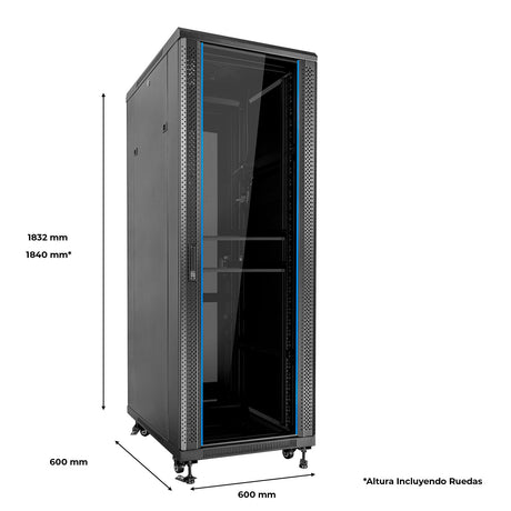 EAN 6940533543855 - aiten data AI6637 Rack o bastidor independiente Negro imagen 12