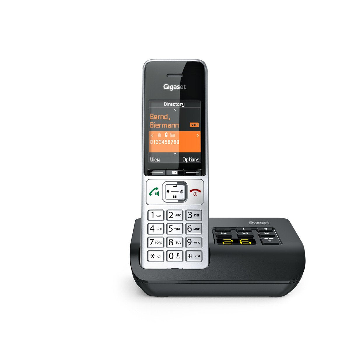 Gigaset Comfort 500a Plata Negro