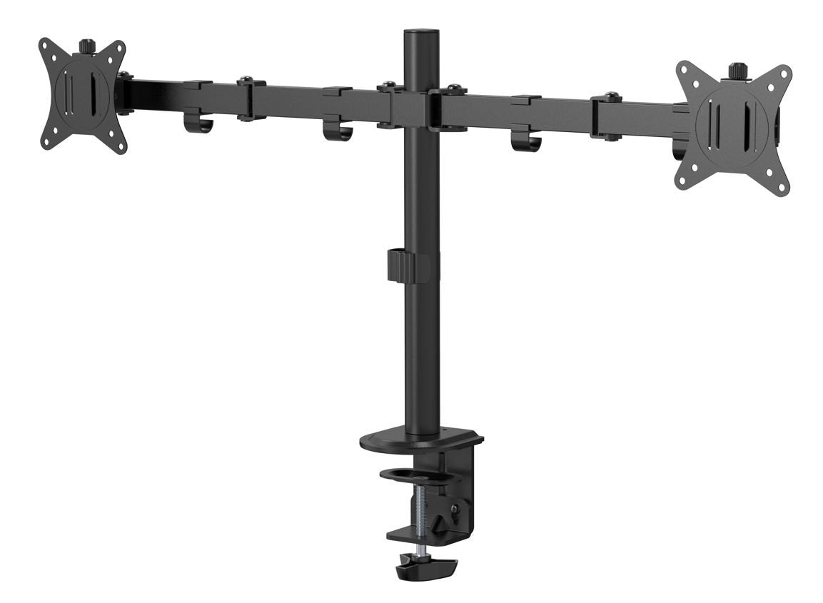 Dual Office Monitor Desk  Mount Quick Release Vesa