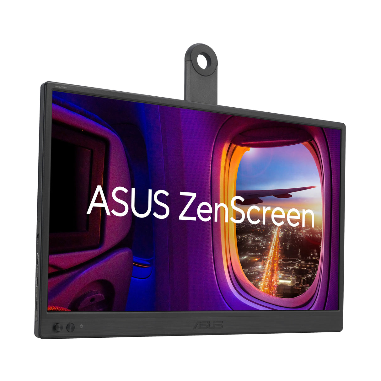 Monitor  Asus Zenscreen Mb169ck, Led 15,6", Negro, Fullhd, Ips, Usb-C, Mini Hdmi 90lm0az3-B01171