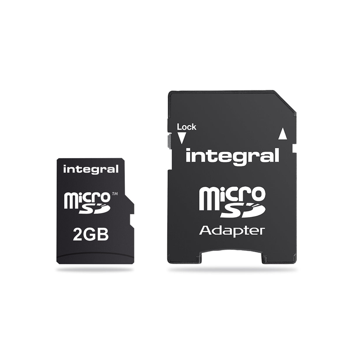 Micro Sd Card 2gb W/Adapter To Sd Card