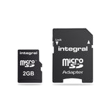 Micro Sd Card 2gb W/Adapter To Sd Card