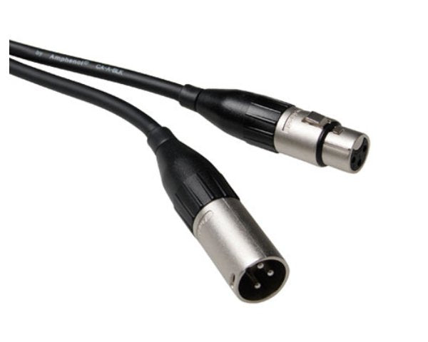 Cable Audio Microfono Xlr 3-Pin Canon Dmx Balanceado Macho A Hembra De 15m Amphenol