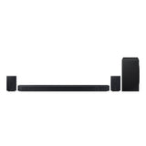 Barra De Sonido Samsung Hw-Q990d Zf Graphite Black  Con Subwoofer + Traseros Inalámbricos 41w 11.1.4ch