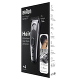 Braun Hairclipper Hc7390, Cortapelos Plateado/Negro Hc7390