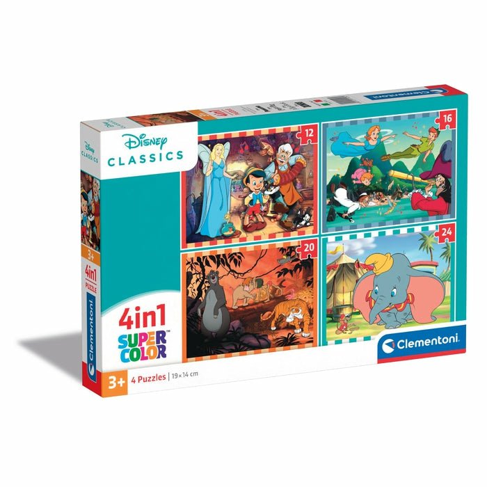 Puzzle Clementoni Supercolor 4 In 1 - Disney Classics 21523