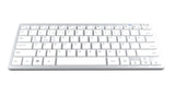 Teclado Aleman  Inca Ibk-569bt Bluetooth Metálico, Plata