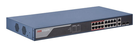 EAN 6931847157159 - Hikvision DS-3E1318P-EI switch Gestionado Fast Ethernet (10/100) Energía sobre Ethernet (PoE) 1U Azul imagen 1