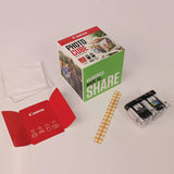 Tinta  Canon Pg 540 Cl 541 Photo Cube + Photo Paper Plus Glossy Ii 40 Hojas Pack Green