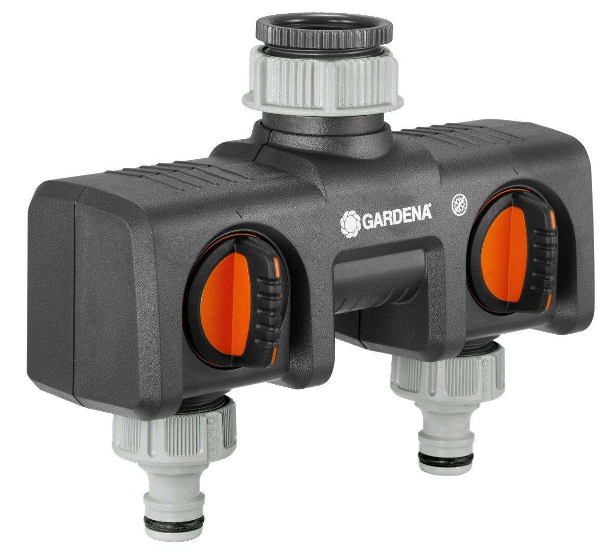 Gardena 8193-20 Distribuidor De 2 Vías Para Manguera Negro, Naranja 1 Pieza(S)