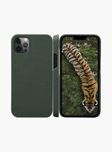 Dbramante1928 New York Funda Con Tapa Para Teléfono Móvil Verde Perenne Para Apple Iphone 12 12 Pro