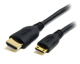 Startech Cable Hdmi A Mini Hdmi Alta Velocidad Con Ethernet 1m Negro Hdacmm1m